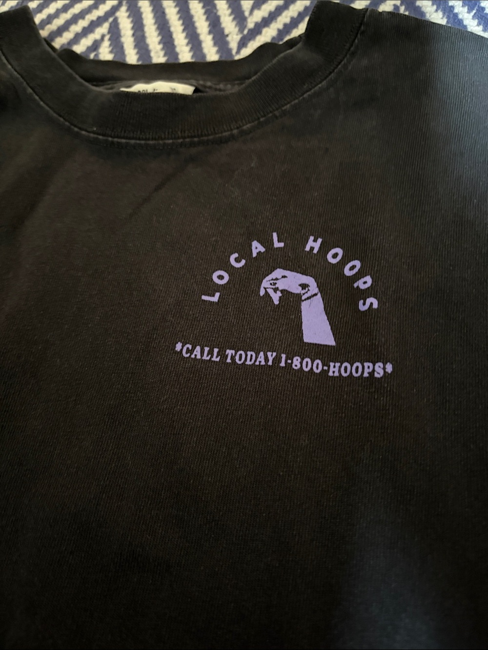 LOCAL HOOPS light Black Graphic Kids Tee